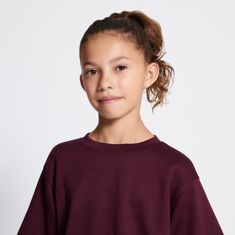 Soft lounge tee "Alyna star" Light Burgundy